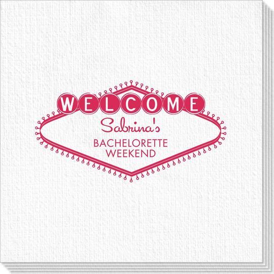 Welcome Marquee Deville Napkins